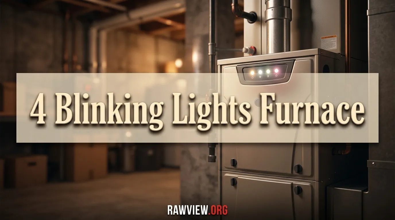4 Blinking Lights Furnace