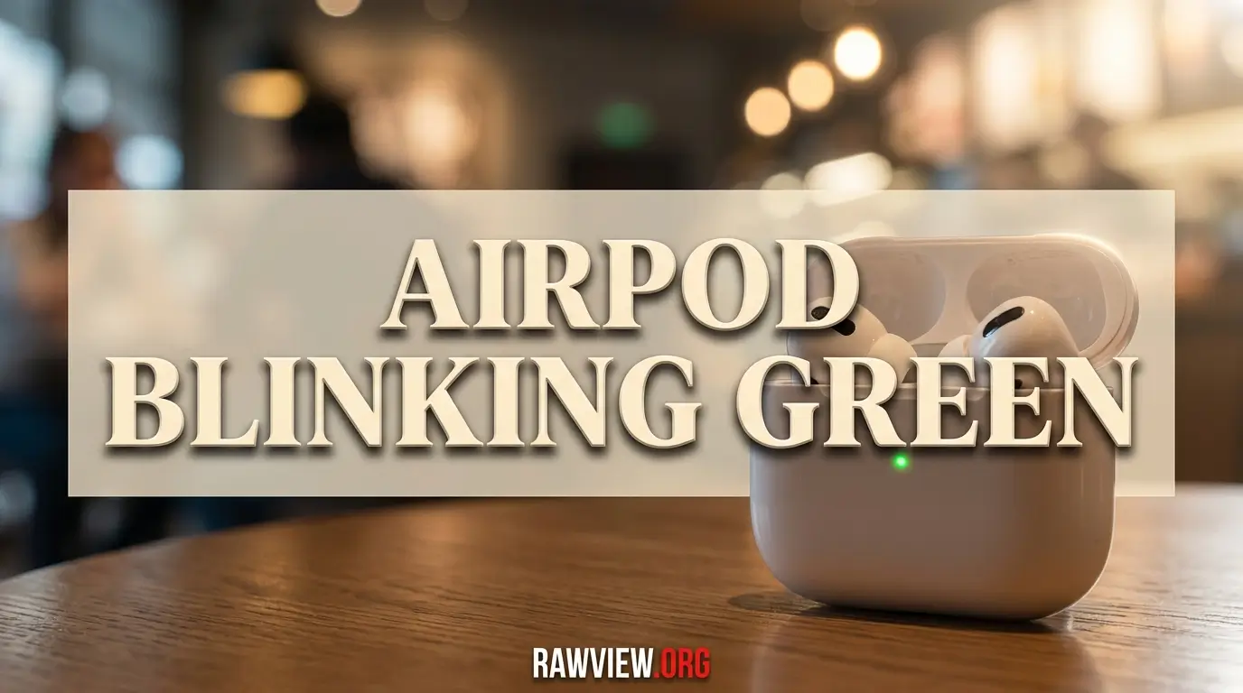 Airpod Blinking Green