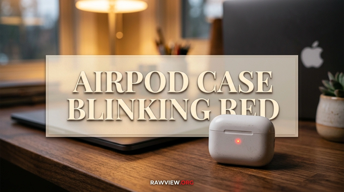 Airpod Case Blinking Red