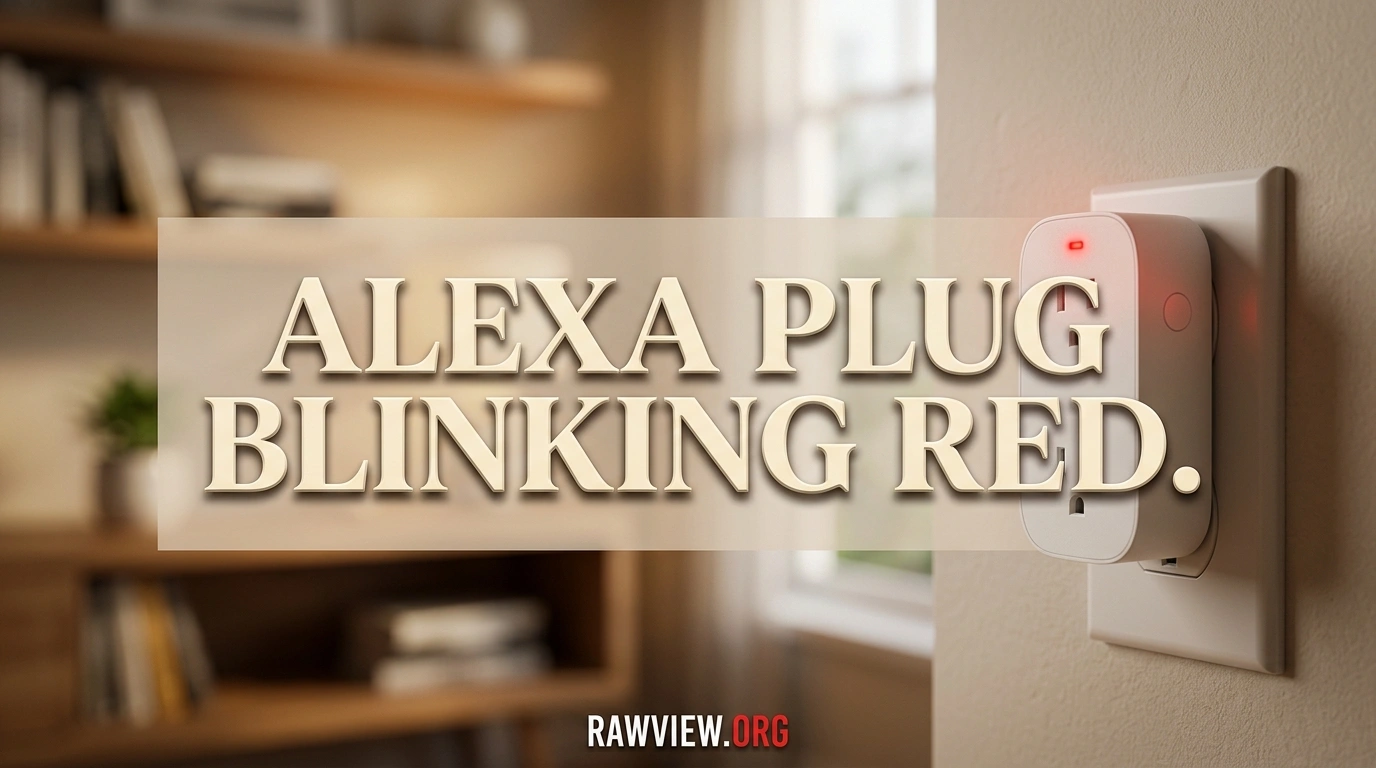 Alexa Plug Blinking Red
