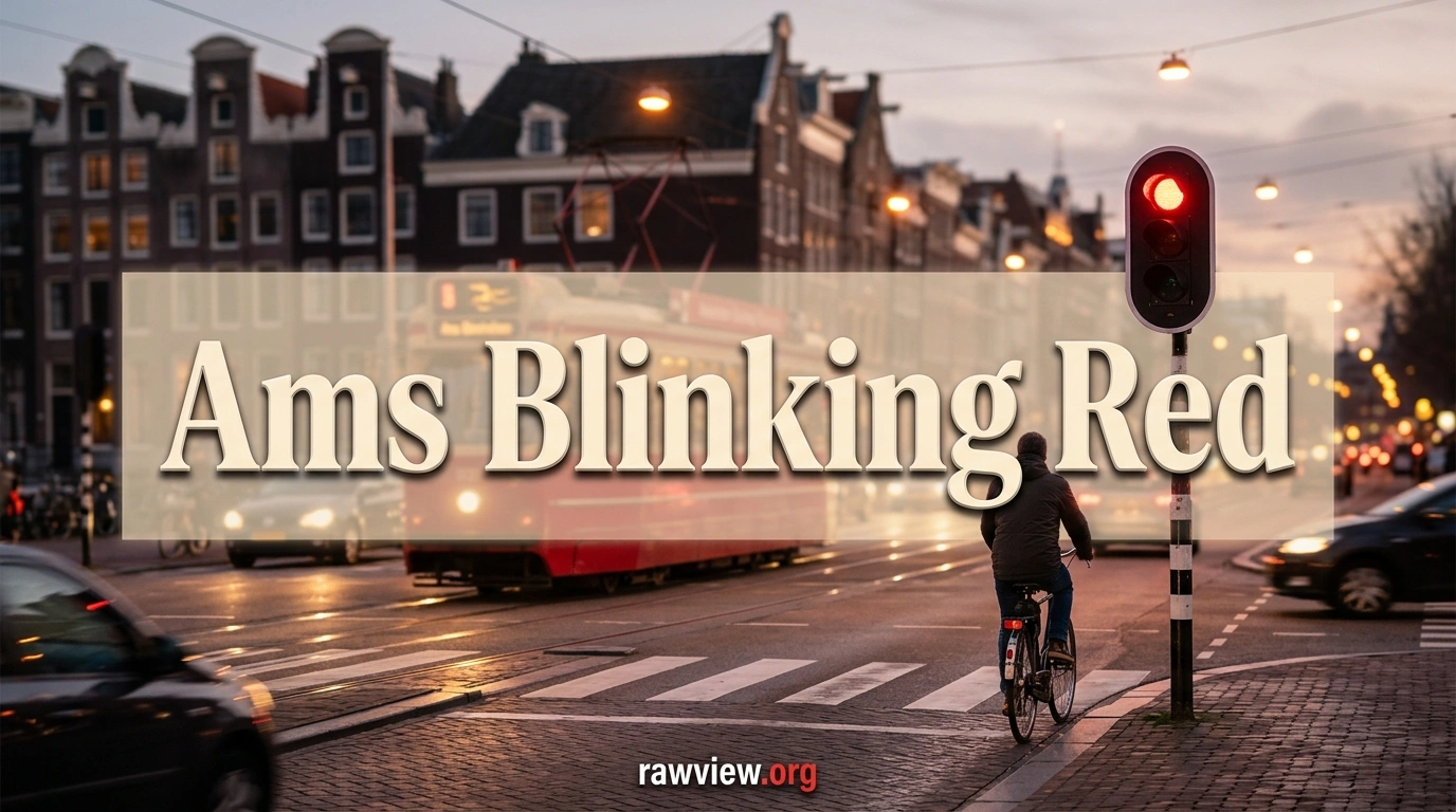Ams Blinking Red