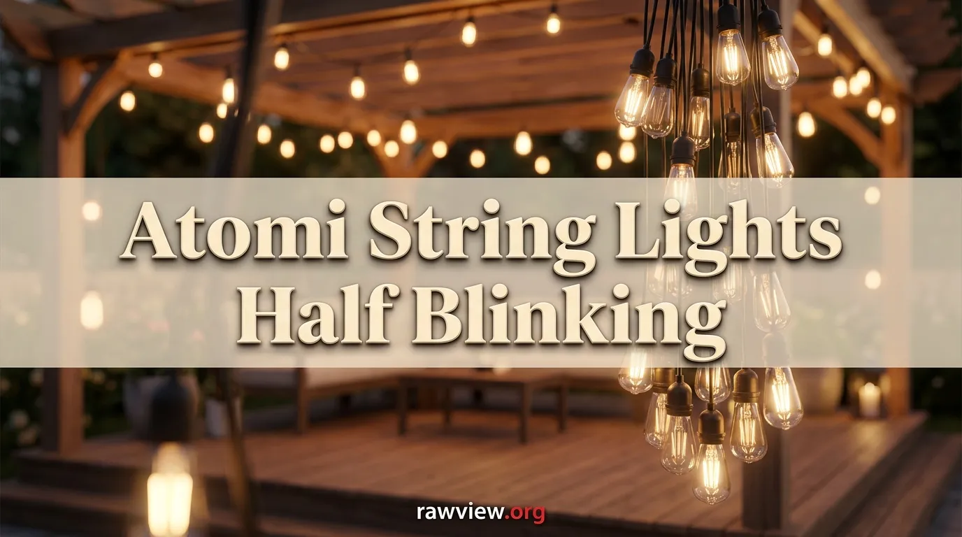 Atomi String Lights Half Blinking