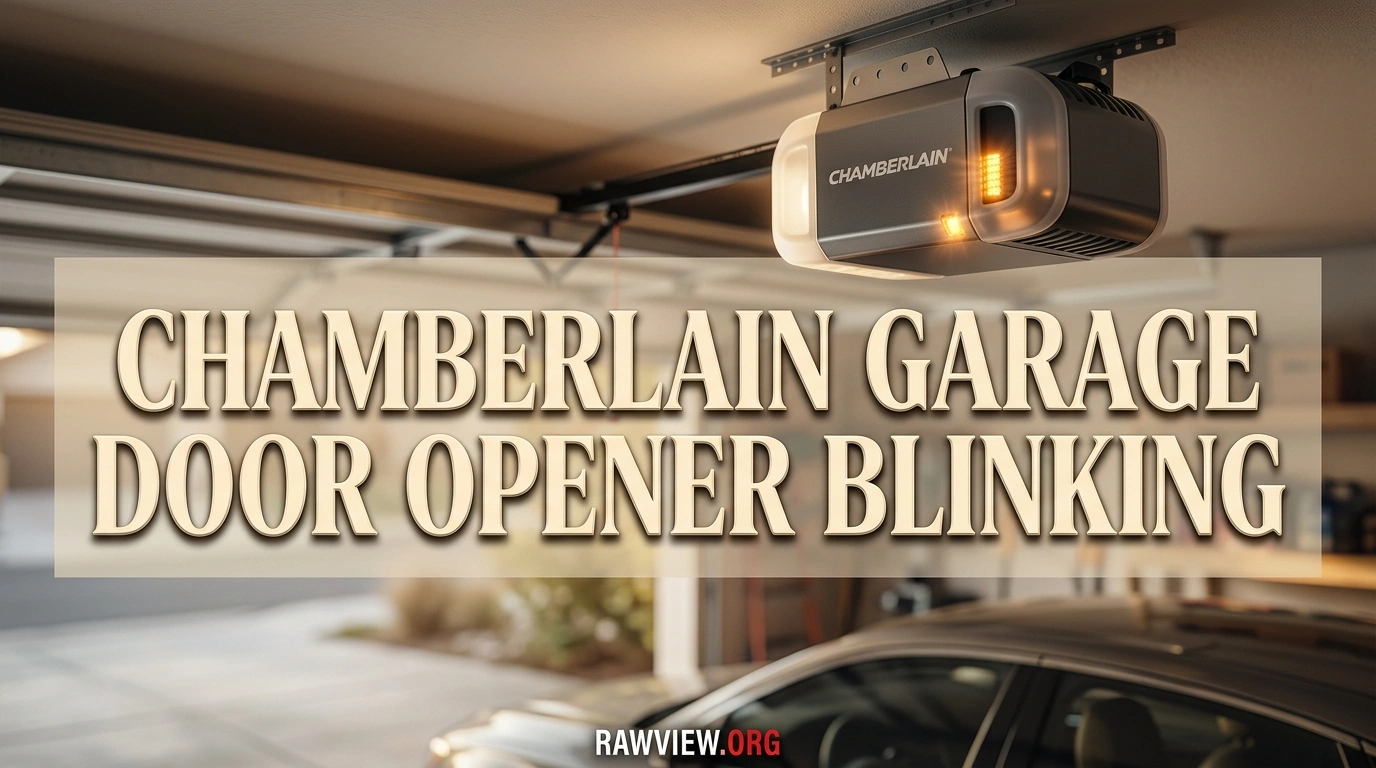 Chamberlain Garage Door Opener Blinking