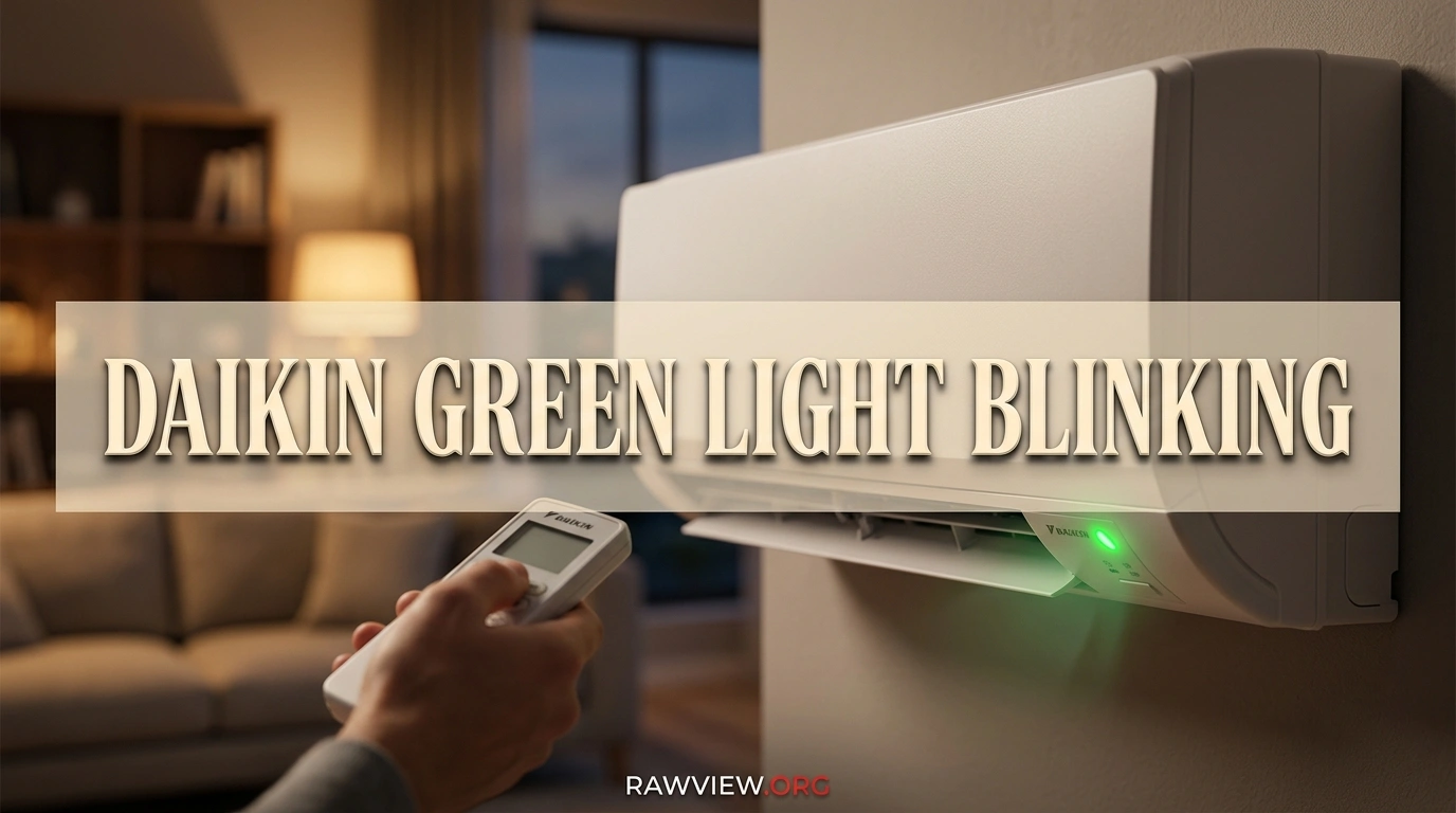 Daikin Green Light Blinking
