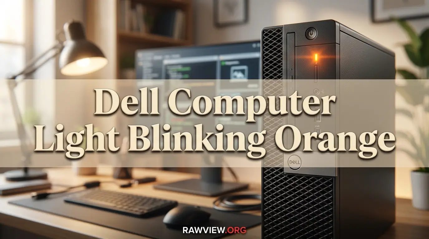 Dell Computer Light Blinking Orange