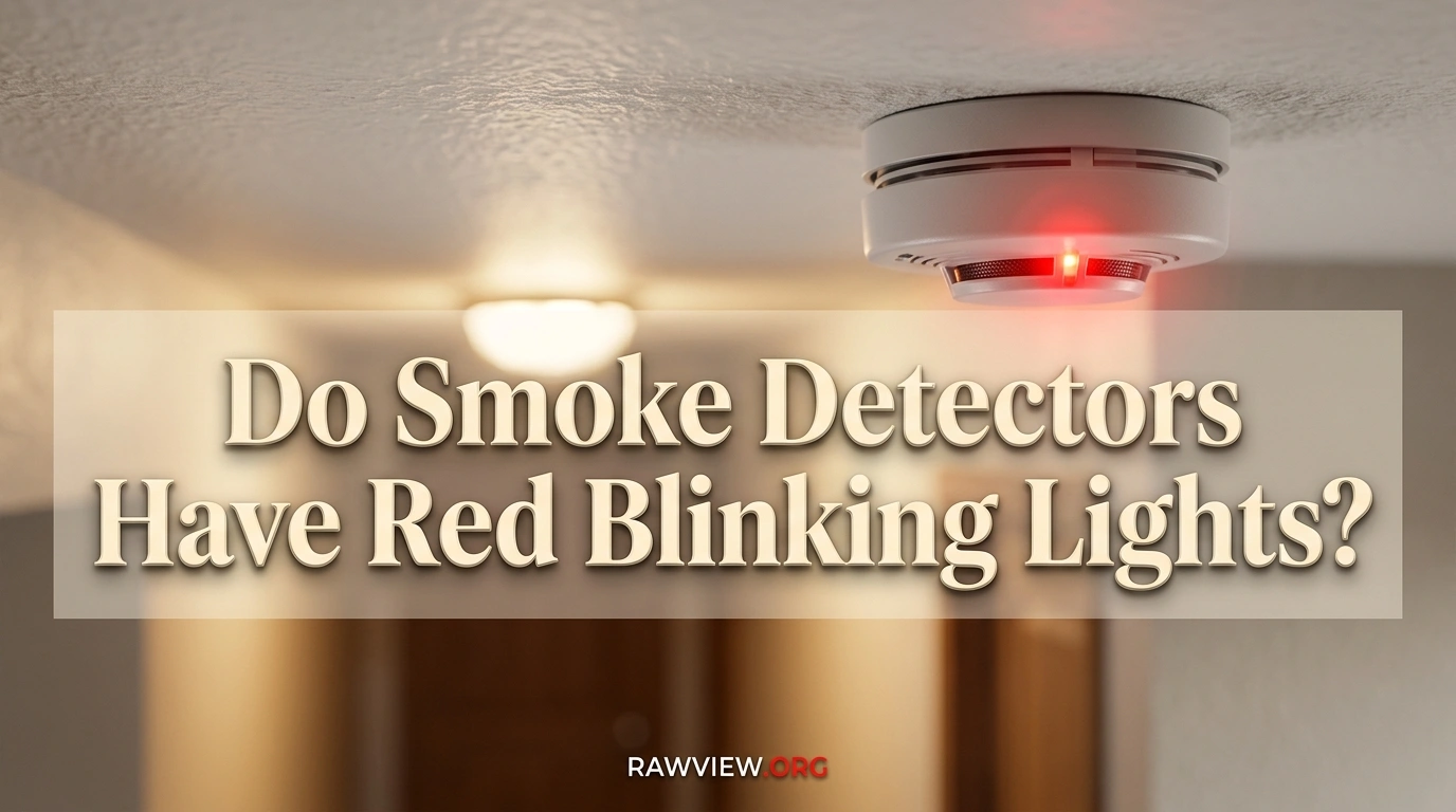 Do Smoke Detectors Have Red Blinking Lights