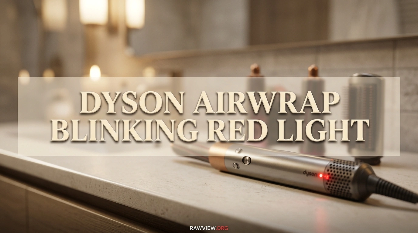 Dyson Airwrap Blinking Red Light
