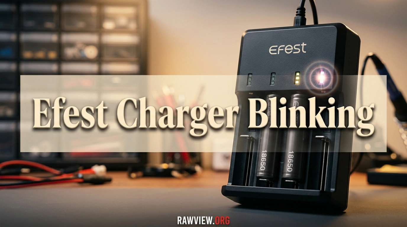 Efest Charger Blinking