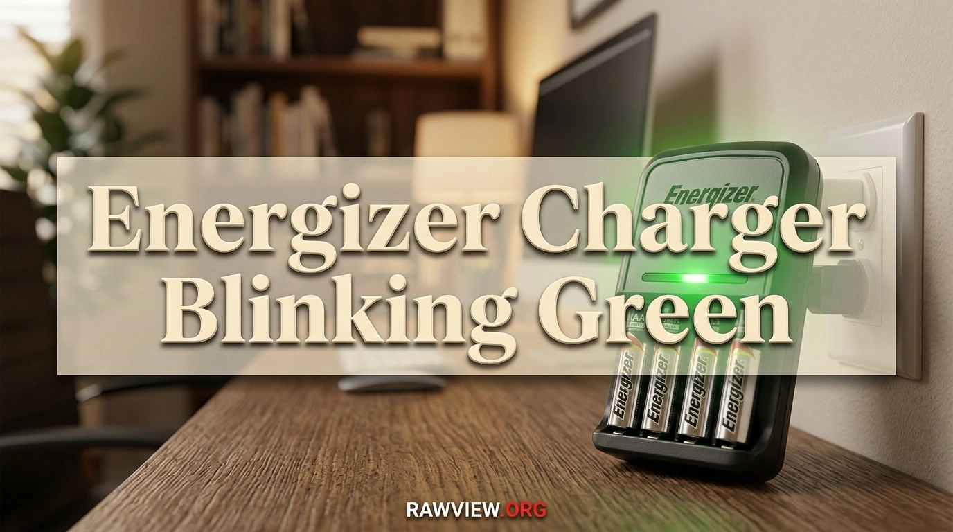 Energizer Charger Blinking Green