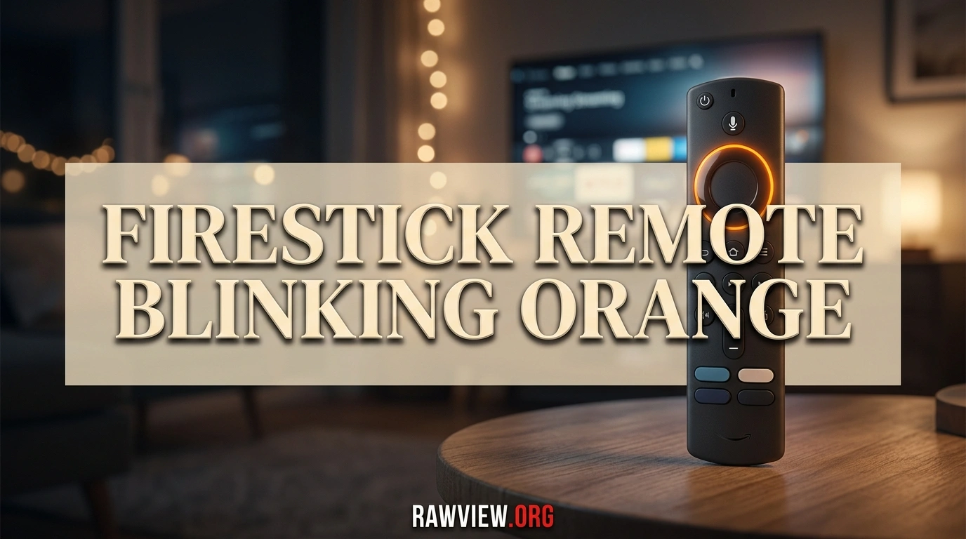Firestick Remote Blinking Orange