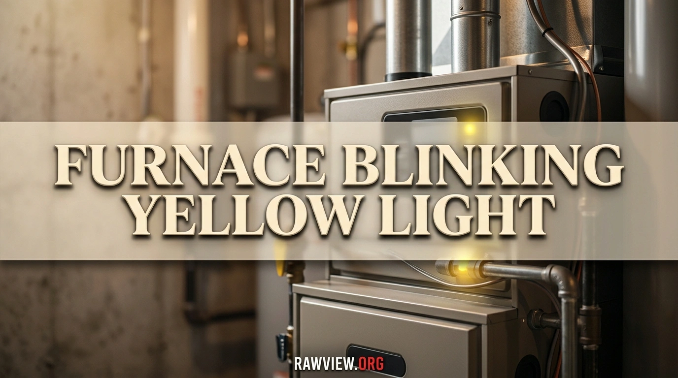 Furnace Blinking Yellow Light