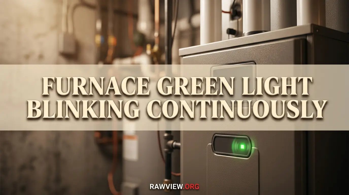 Furnace Green Light Blinking Continuously
