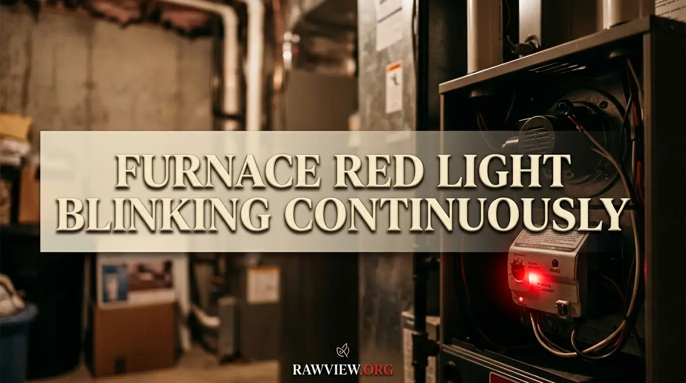 Furnace Red Light Blinking Continuously