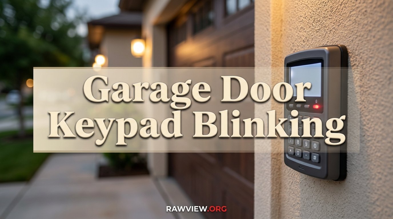Garage Door Keypad Blinking
