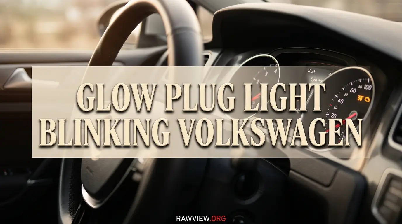 Glow Plug Light Blinking Volkswagen
