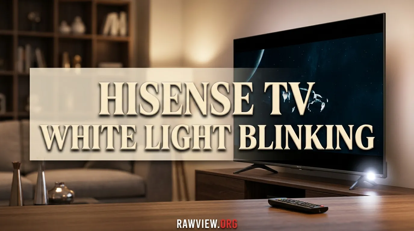 Hisense TV White Light Blinking