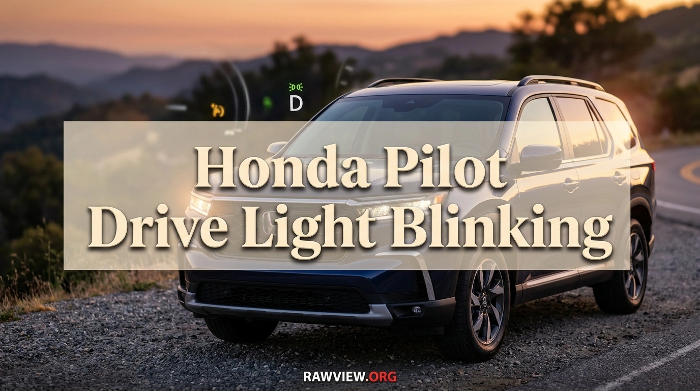 Honda Pilot Drive Light Blinking