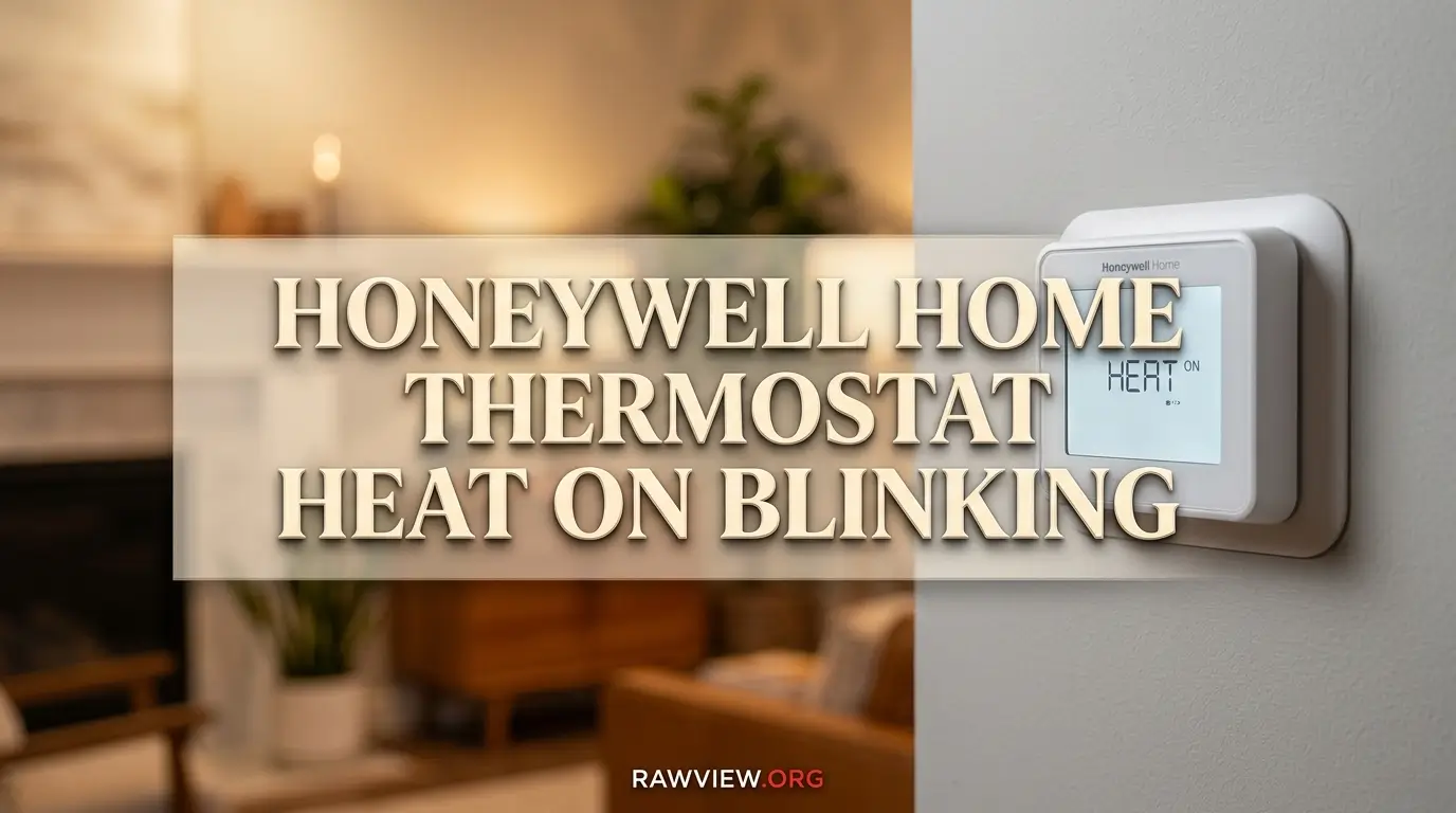 Honeywell Home Thermostat Heat on Blinking