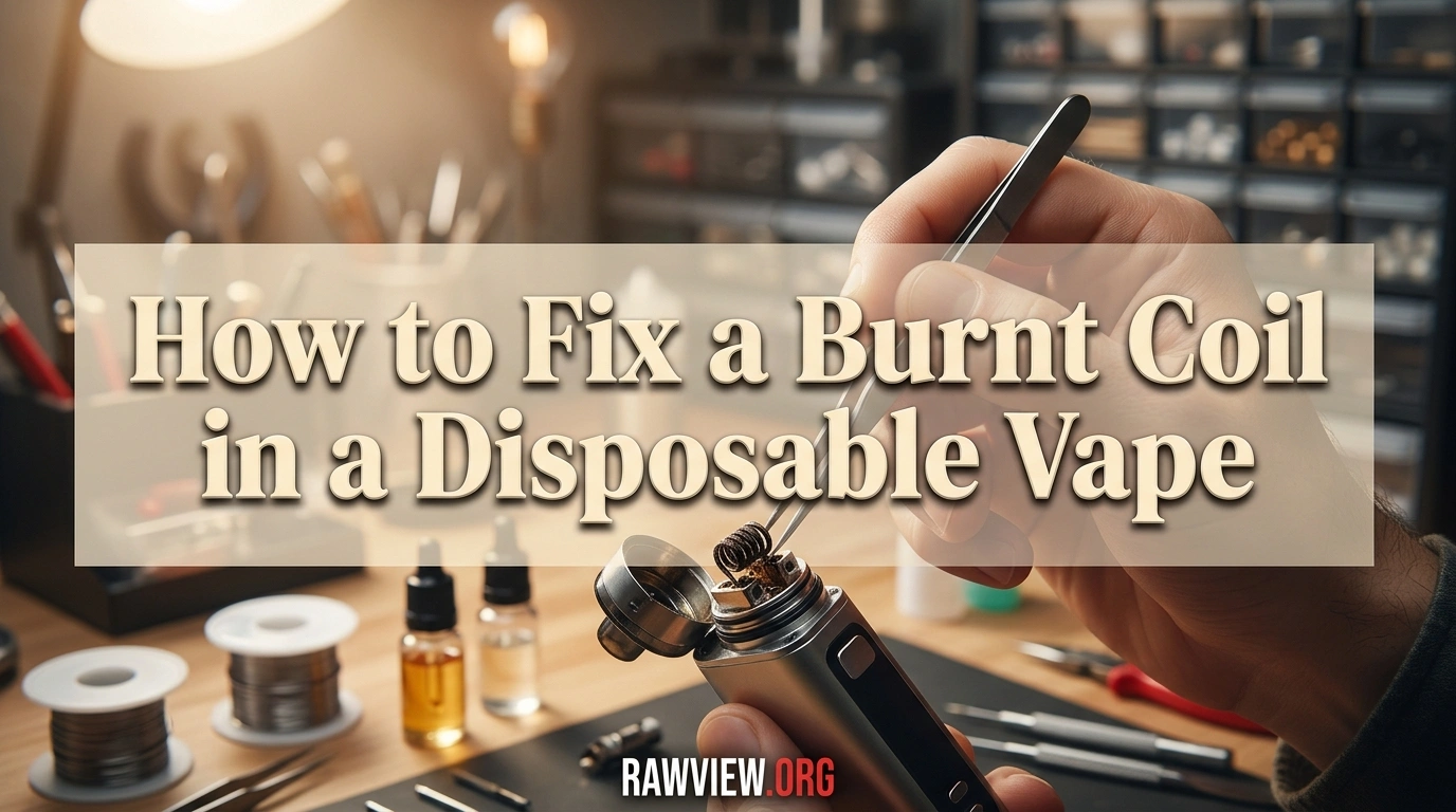 How to Fix a Burnt Coil in a Disposable Vape
