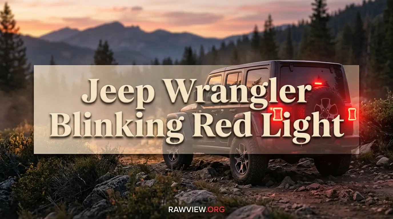Jeep Wrangler Blinking Red Light