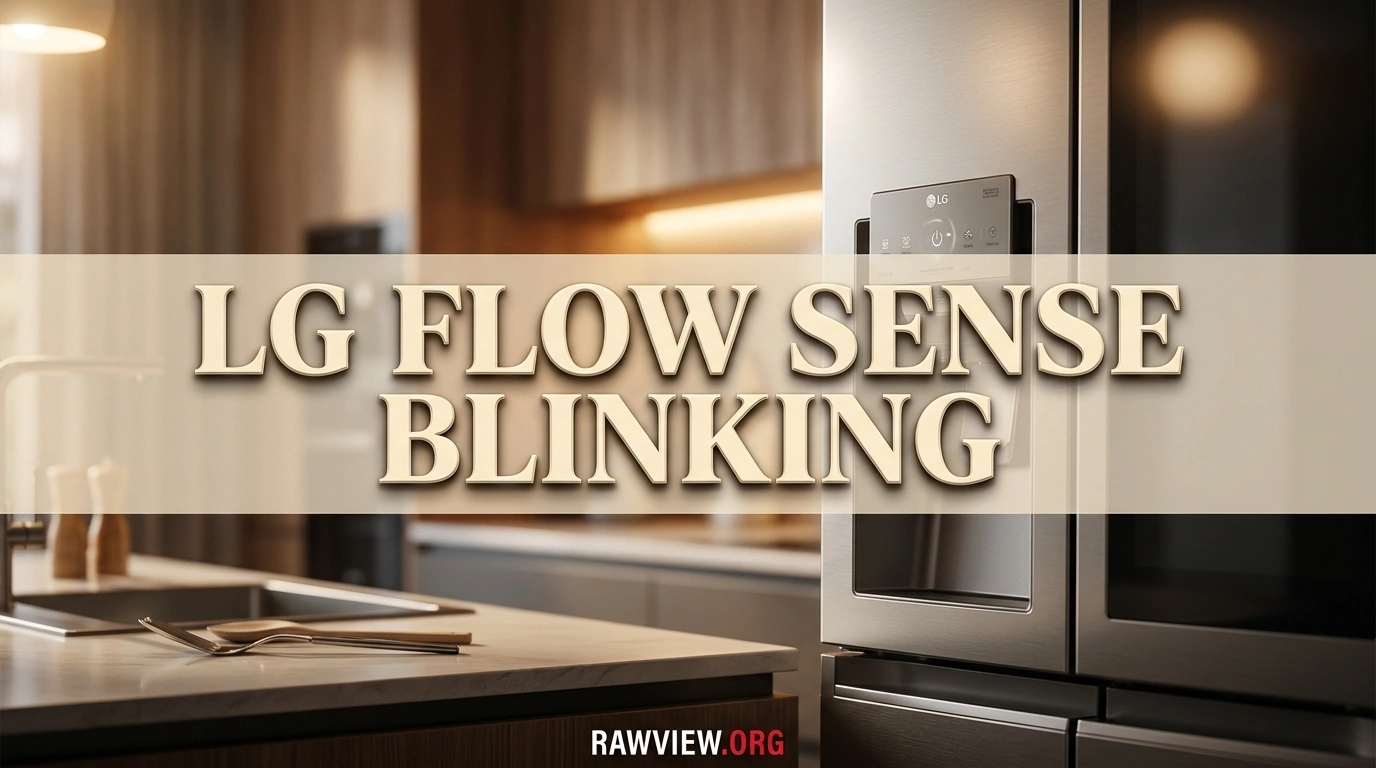 LG Flow Sense Blinking