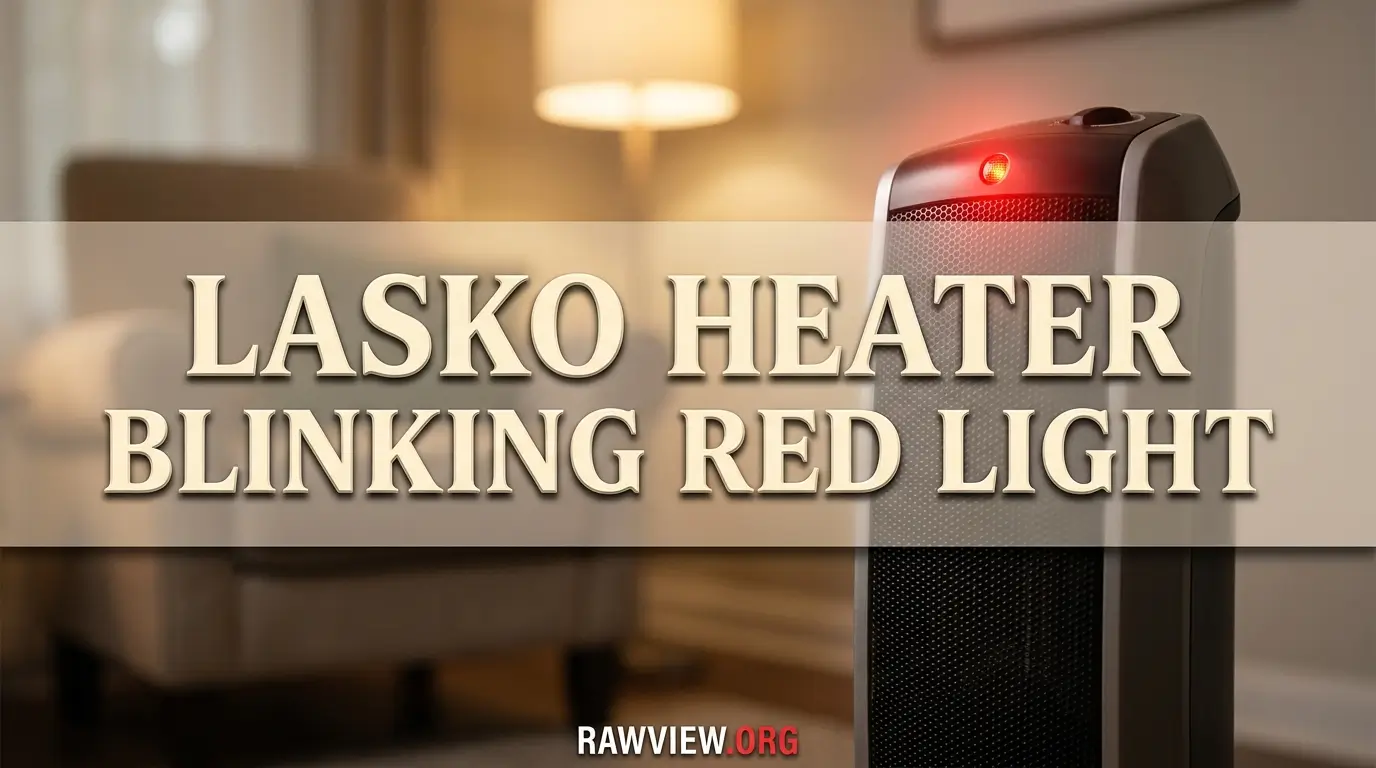 Lasko Heater Blinking Red Light