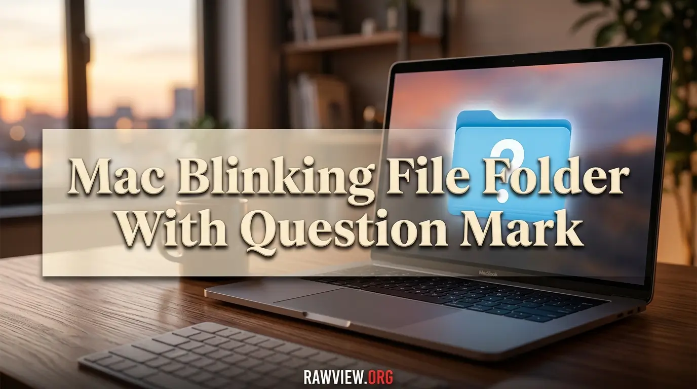 Mac Blinking File Folder With Question Mark