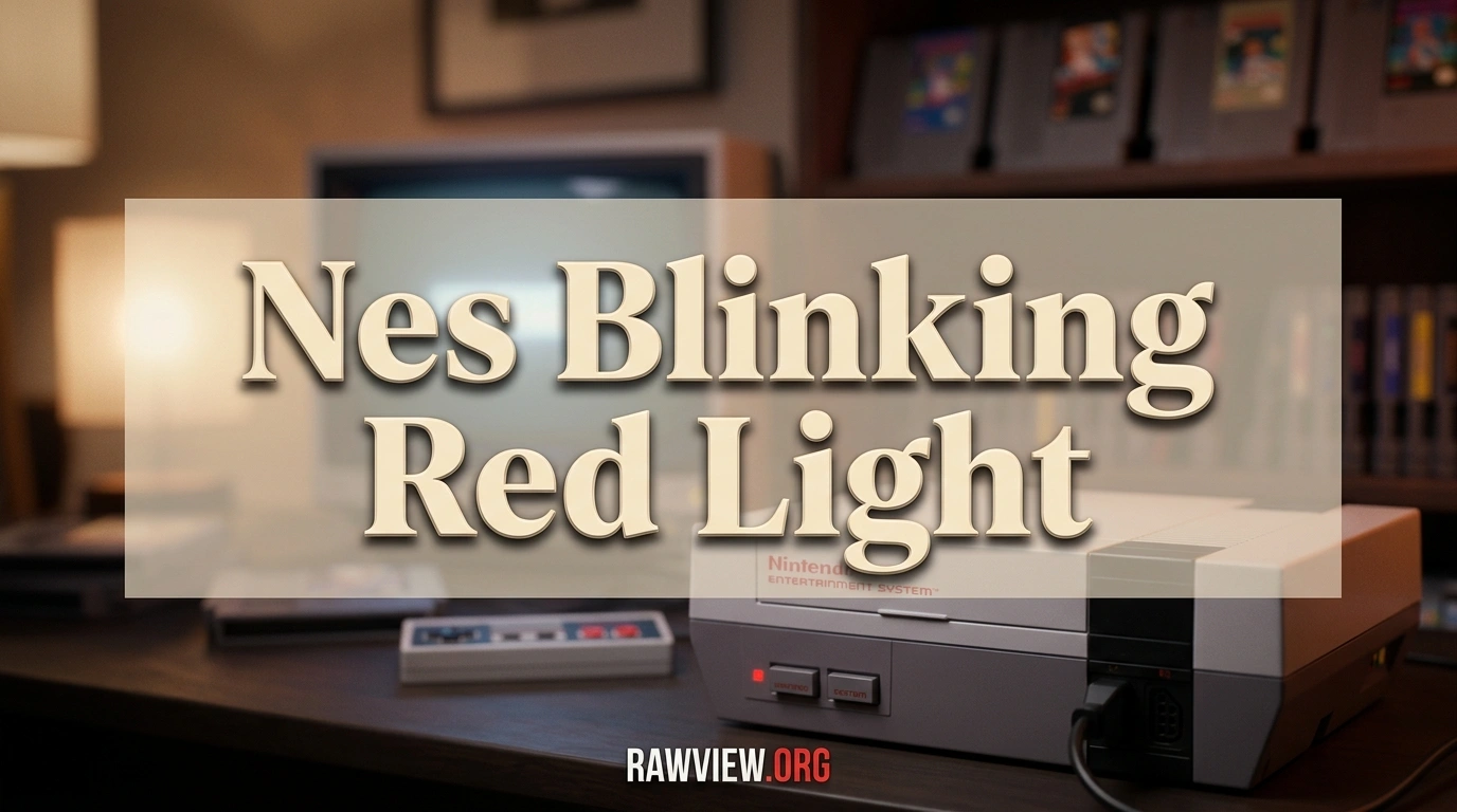 Nes Blinking Red Light