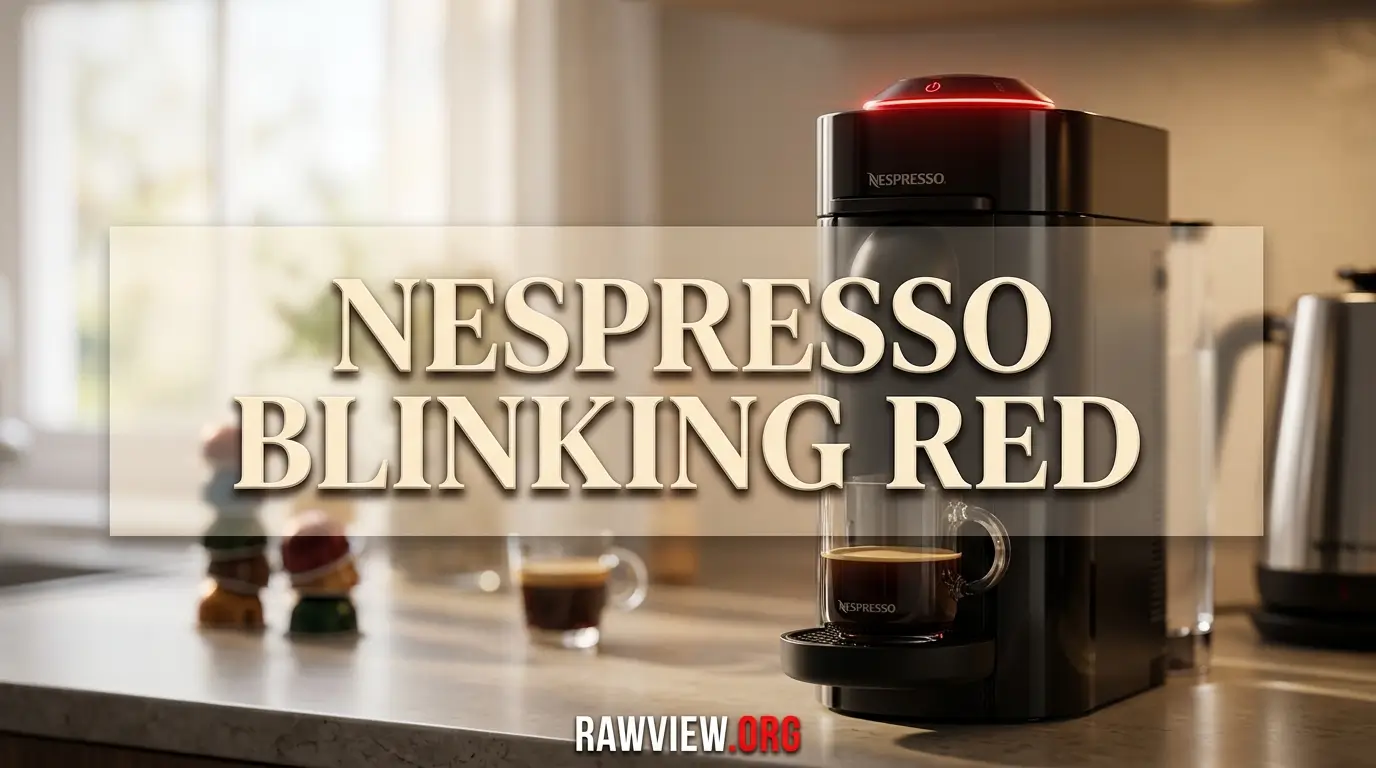 Nespresso Blinking Red