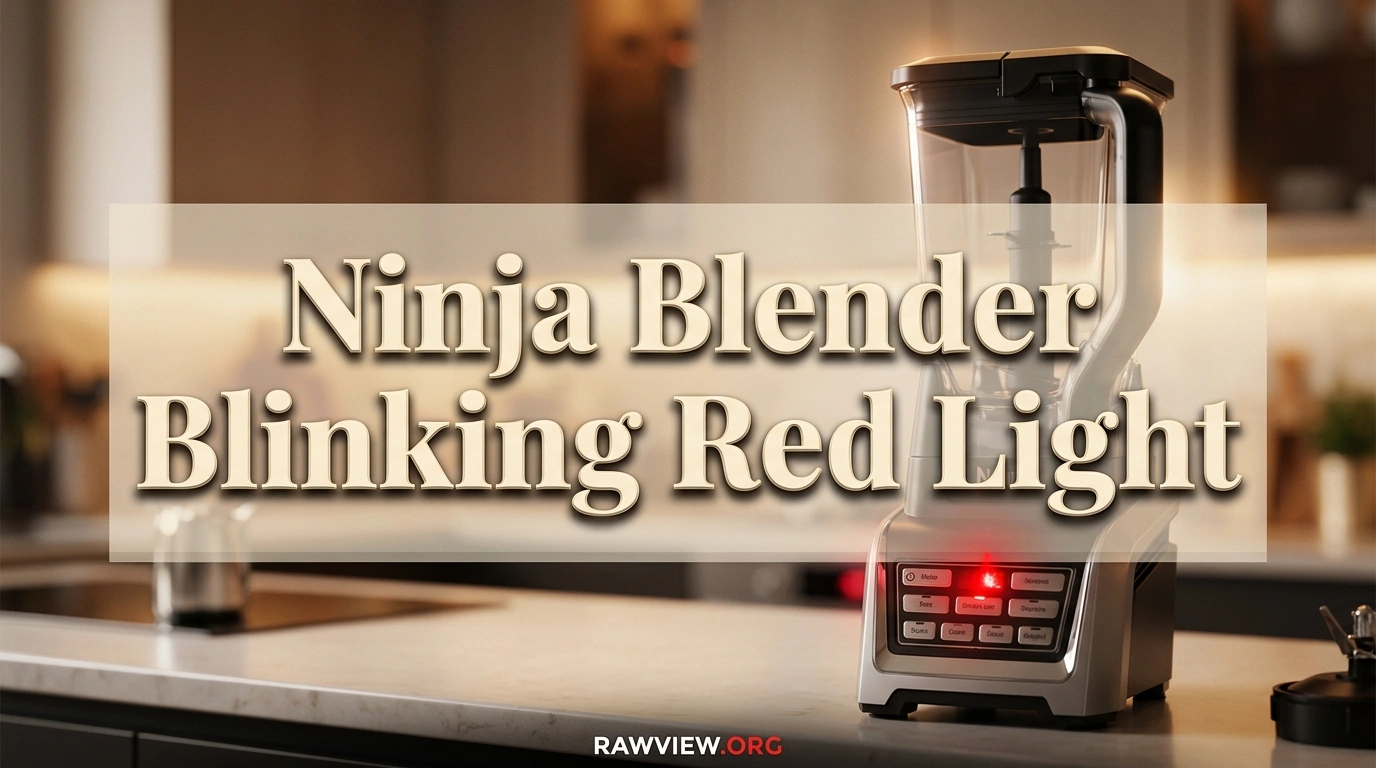 Ninja Blender Blinking Red Light