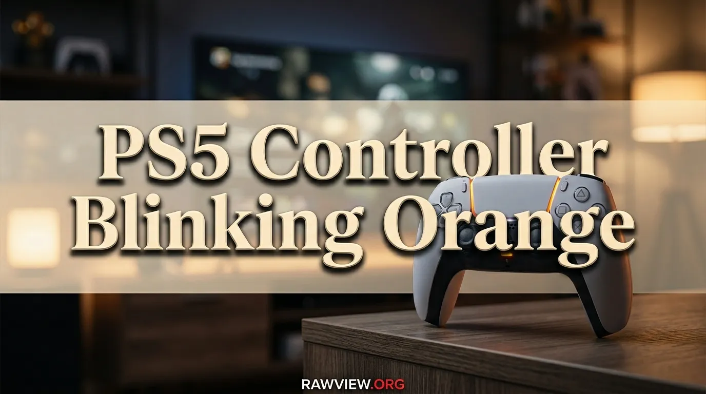 PS5 Controller Blinking Orange