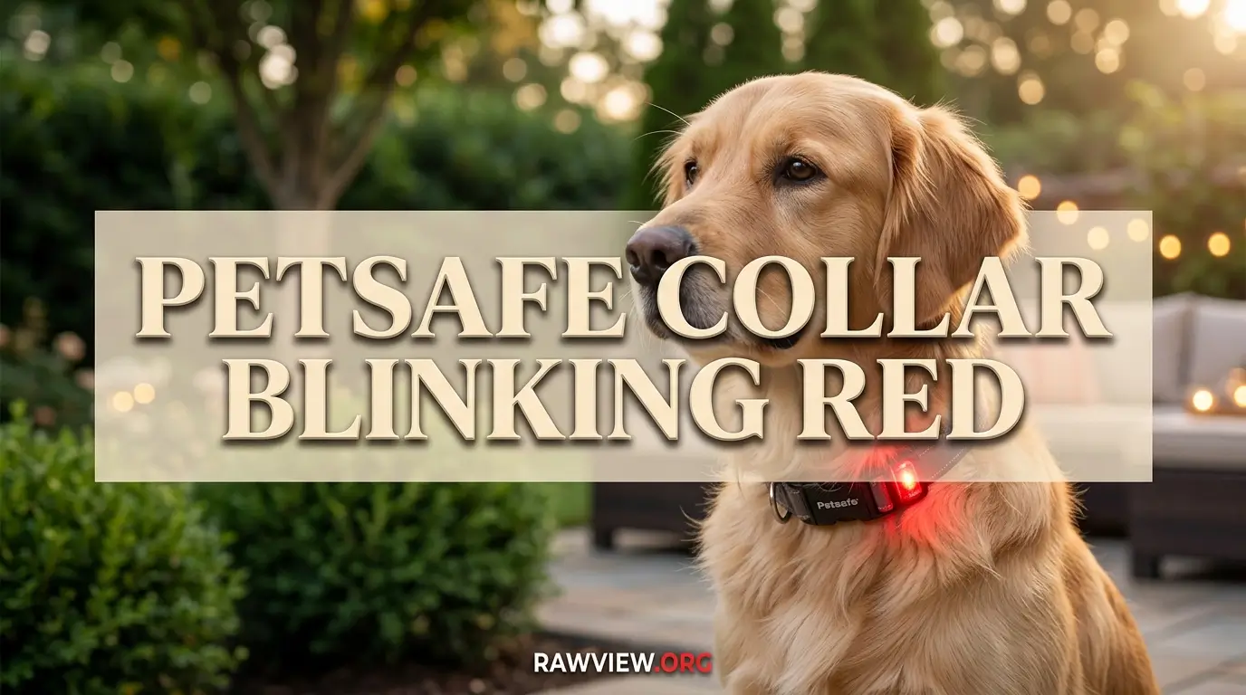 Petsafe Collar Blinking Red