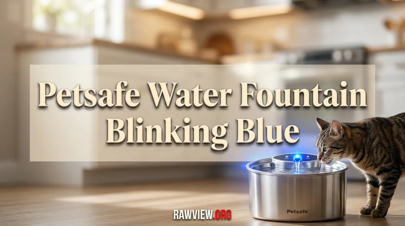 Petsafe Water Fountain Blinking Blue