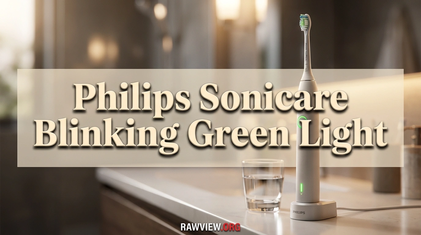 Philips Sonicare Blinking Green Light