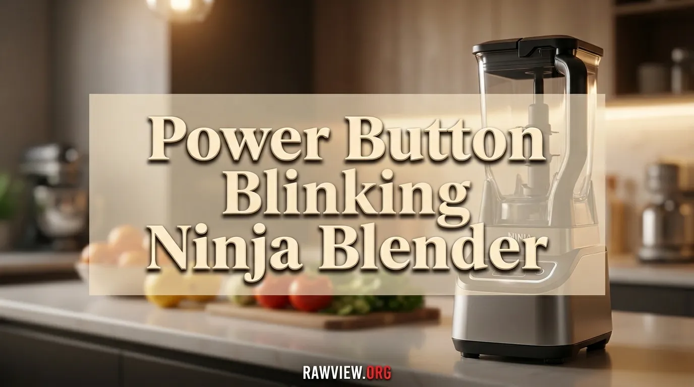 Power Button Blinking Ninja Blender