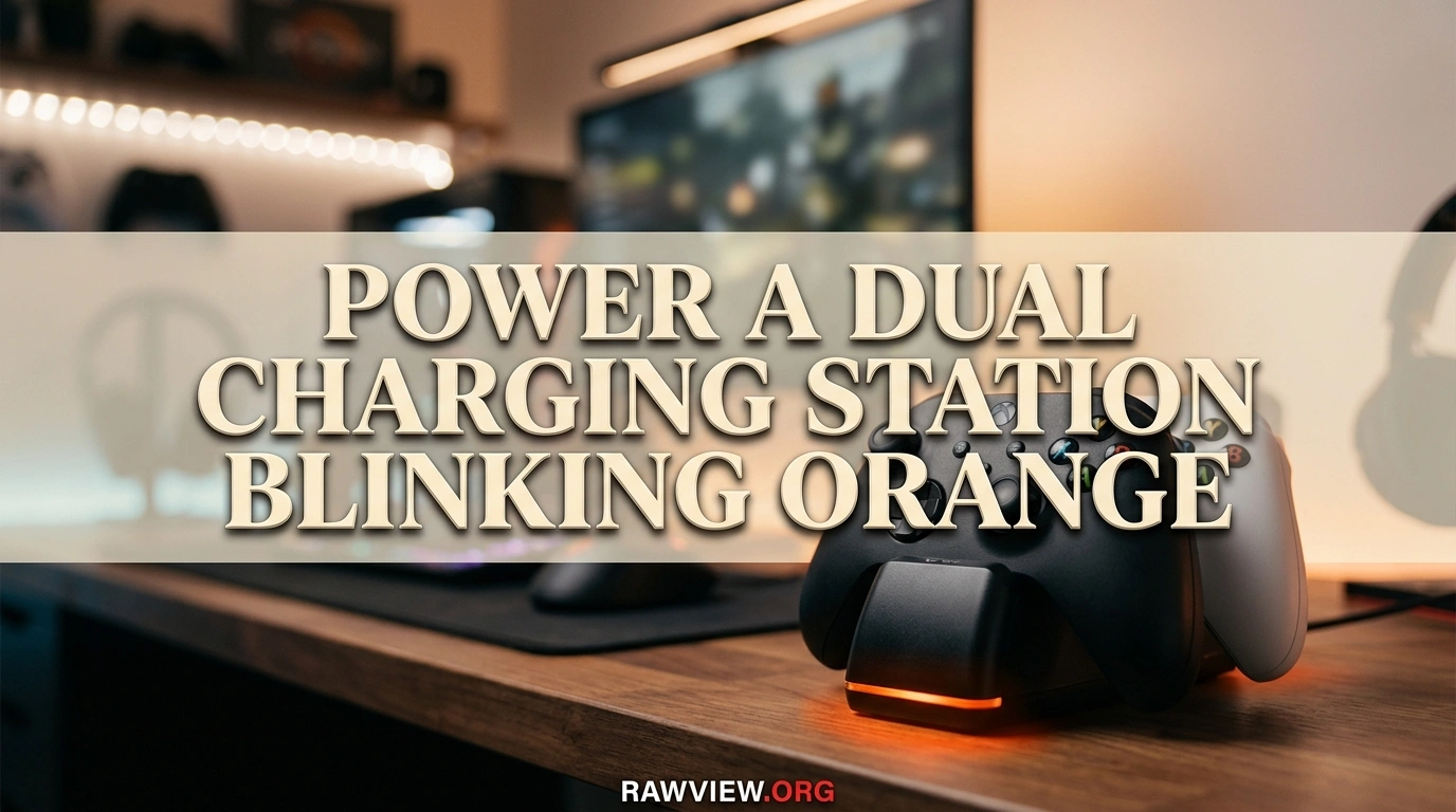 Power a Dual Charging Station Blinking Orange