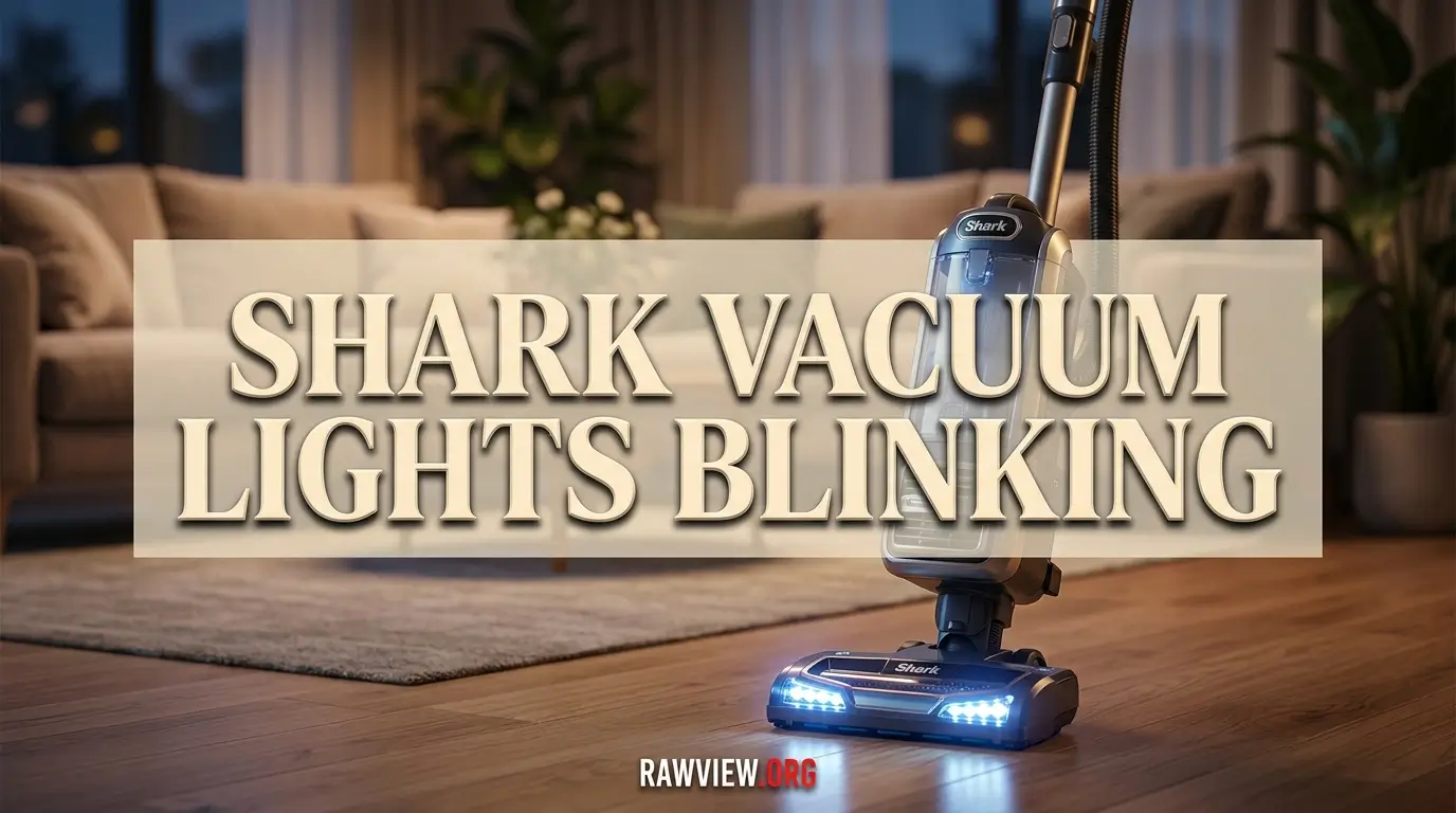 Shark Vacuum Lights Blinking