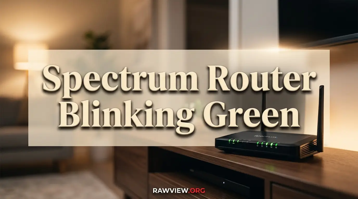 Spectrum Router Blinking Green