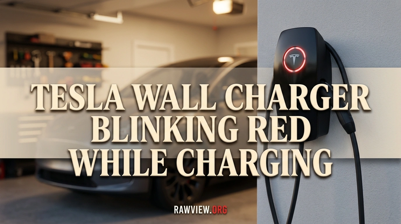 Tesla Wall Charger Blinking Red While Charging
