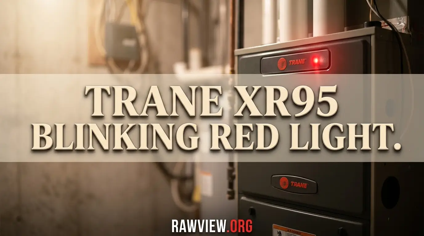 Trane Xr95 Blinking Red Light