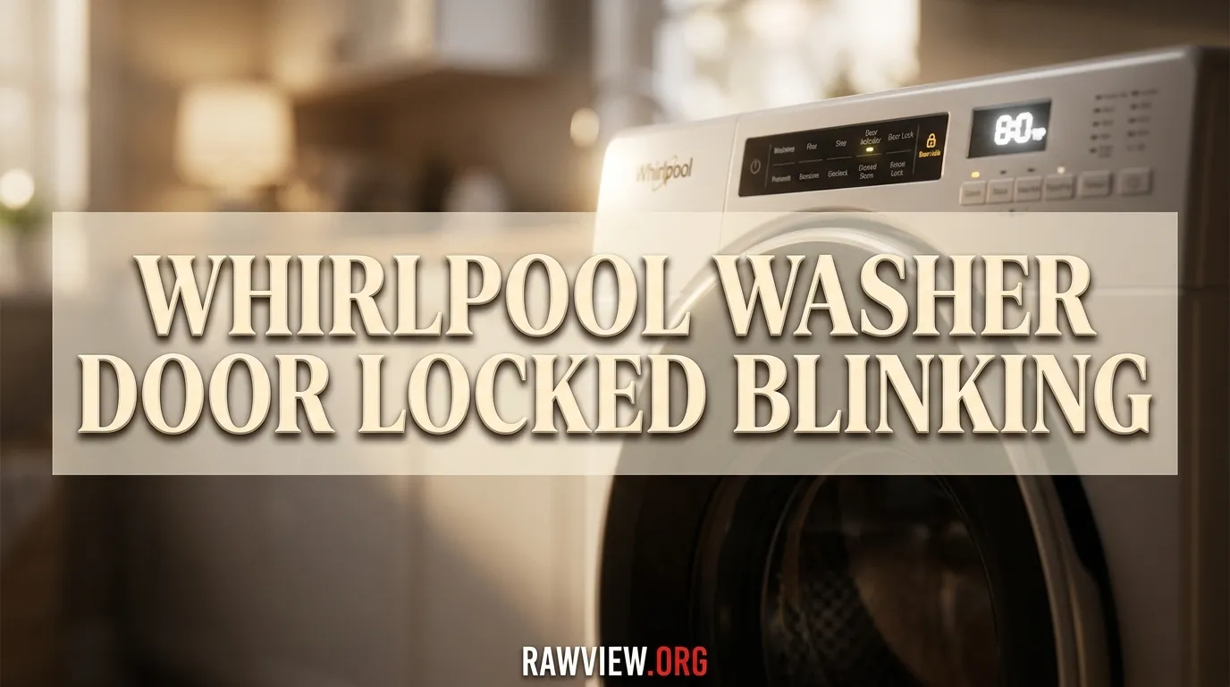 Whirlpool Washer Door Locked Blinking