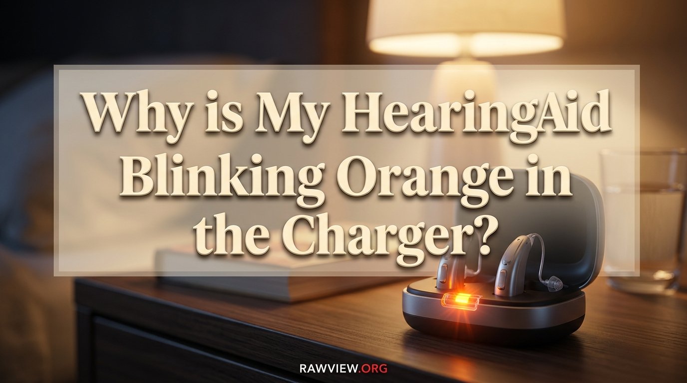 Why is My Hearing Aid Blinking Orange in the Charger