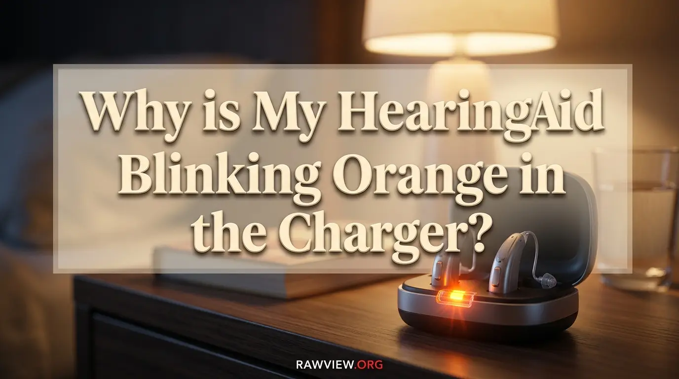 Why is My Hearing Aid Blinking Orange in the Charger