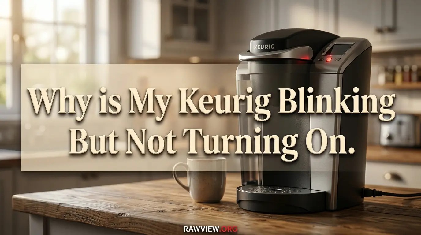 Why is My Keurig Blinking But Not Turning On