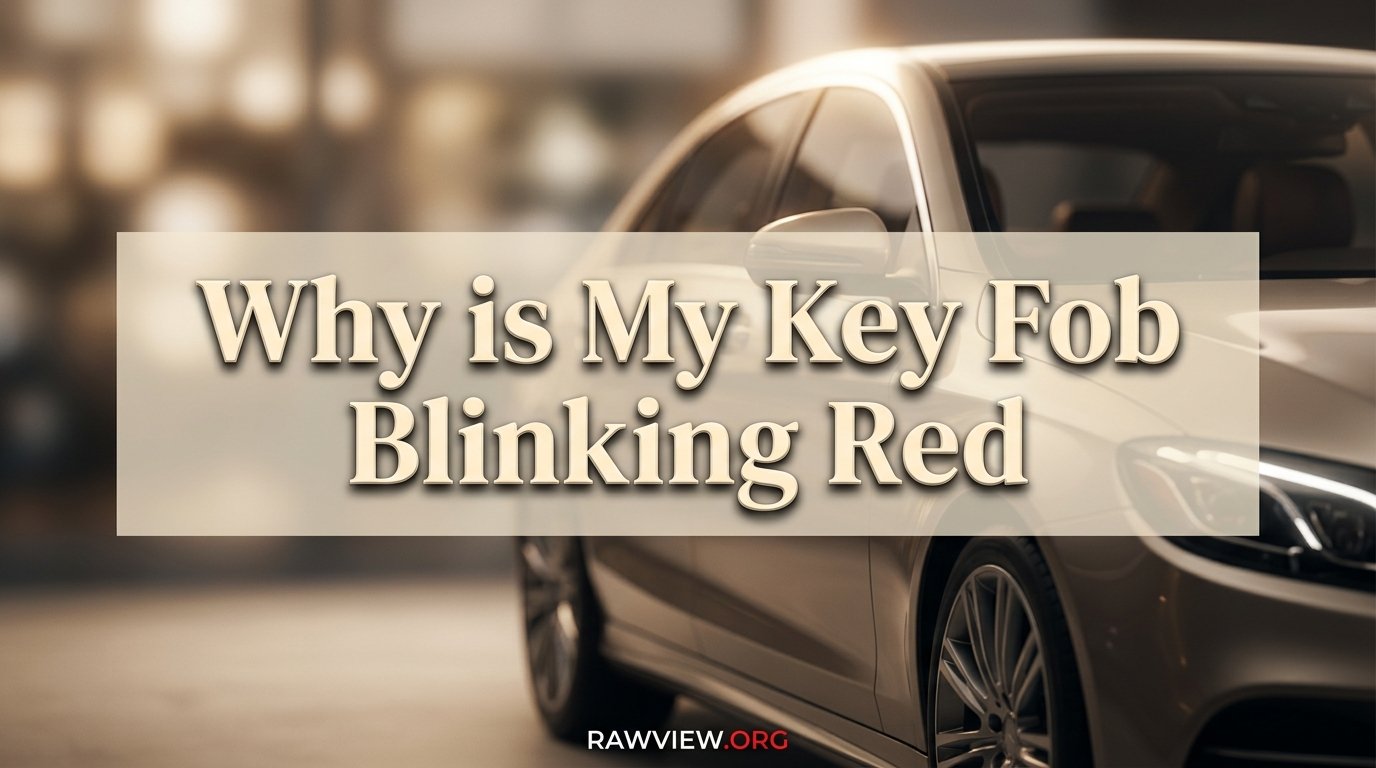 Why is My Key Fob Blinking Red