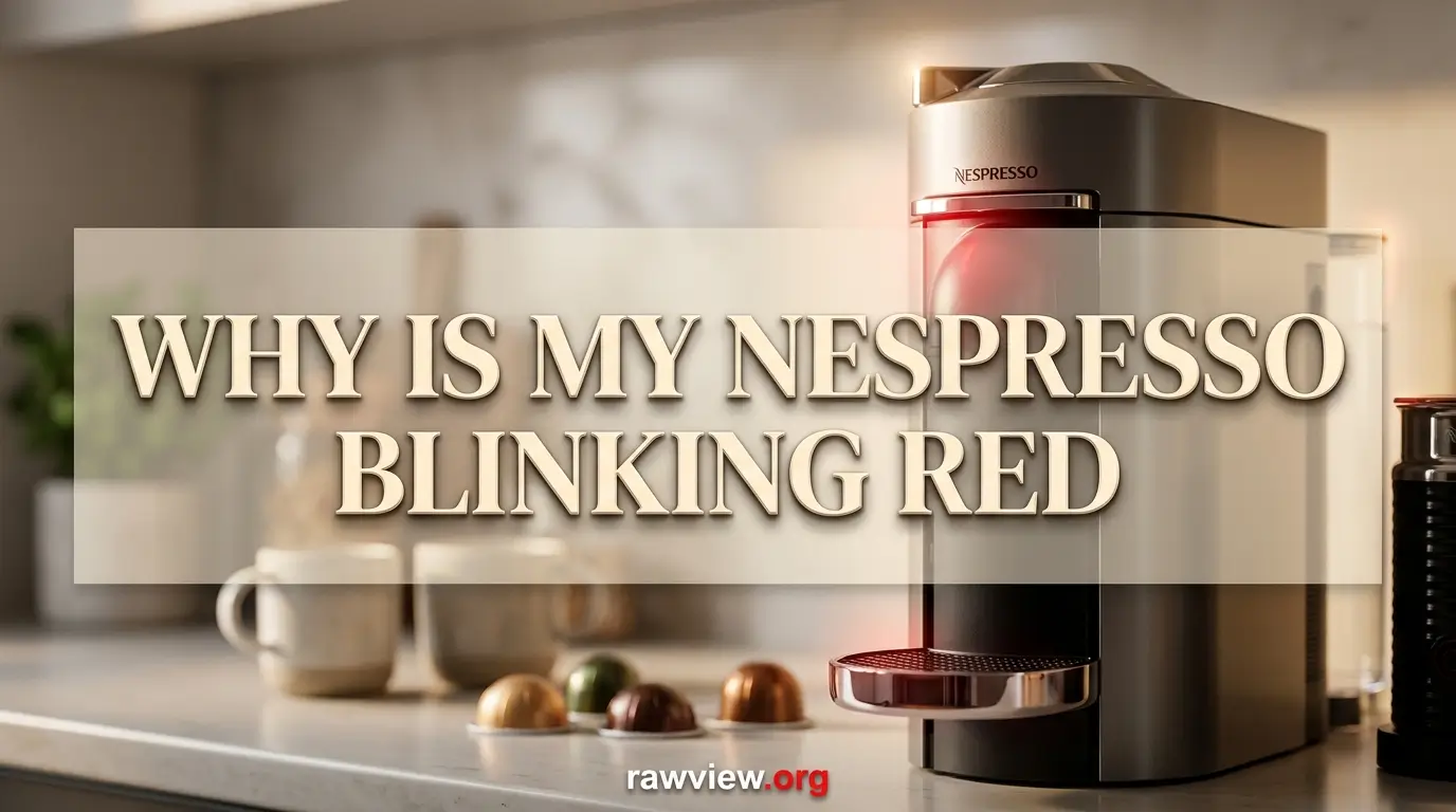 Why is My Nespresso Blinking Red
