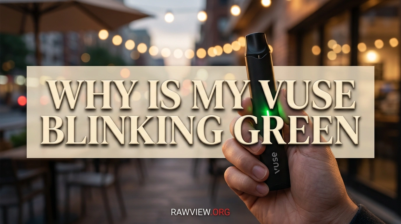Why is My Vuse Blinking Green