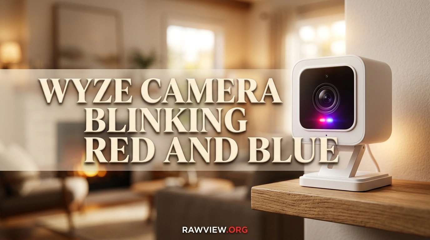 Wyze Camera Blinking Red And Blue