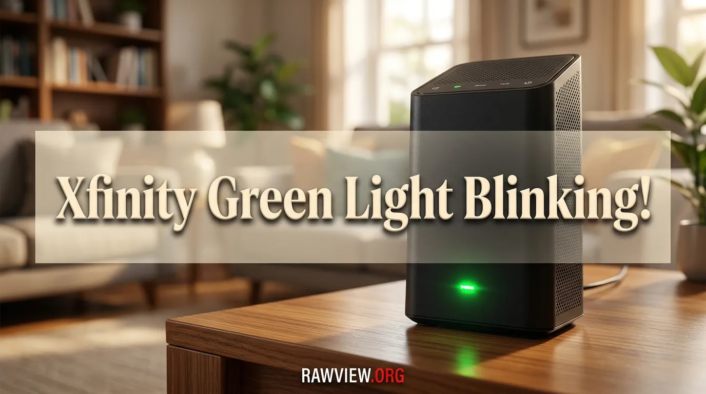 Xfinity Green Light Blinking