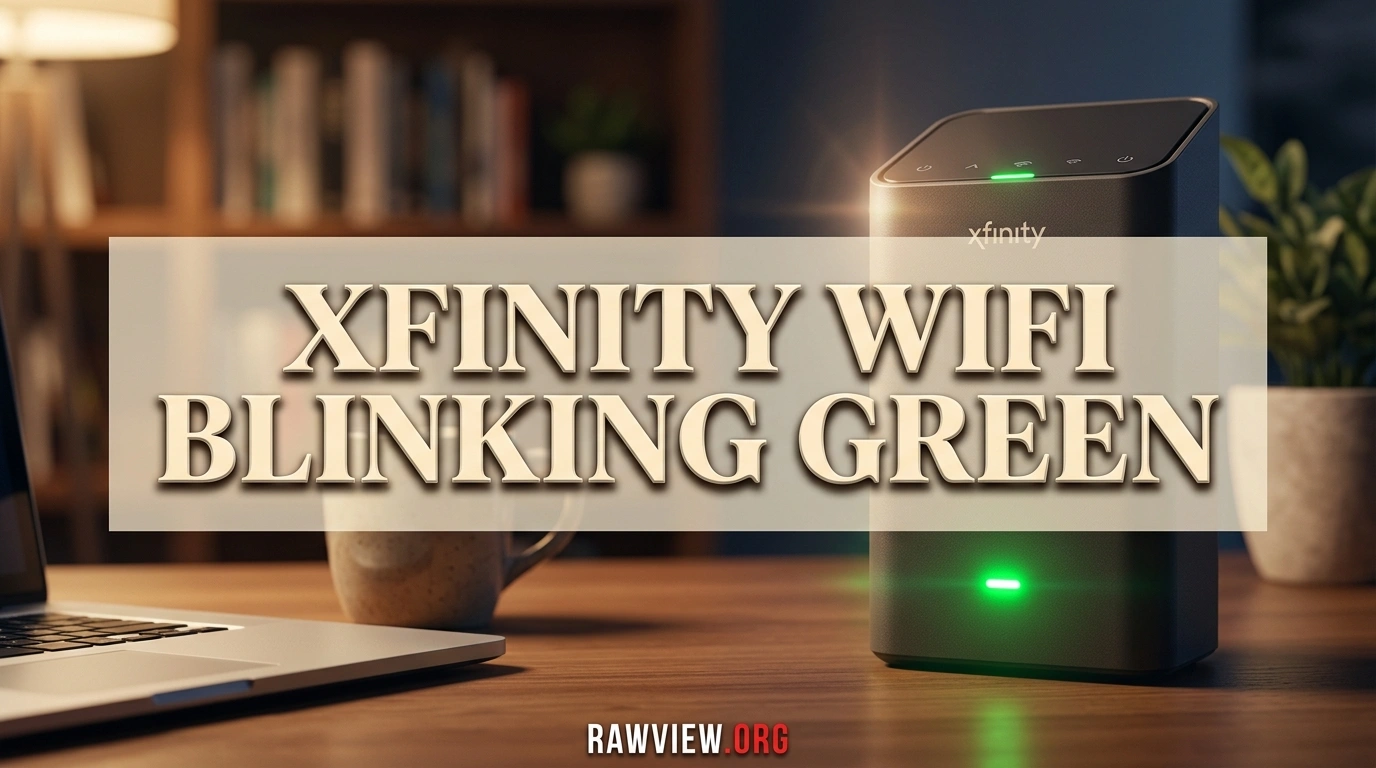 Xfinity Wifi Blinking Green
